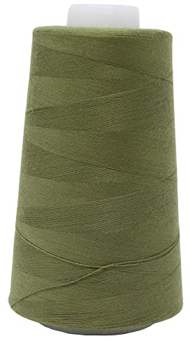 4 Konen Overlockgarn - á 3000 yds = 2743.2 m // 12.000 yds = 10972.8 m - Auswahl aus 26 Farben (290 - Armee Oliv)