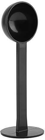 Misurino per Caffè in Grani Nero, Cucchiaio di plastica del caffè, cucchiaio di misura del chicco di caffè Cucchiaio di misura del caffè della maniglia lunga Cucchiaio dosatore del caffè con il tamper