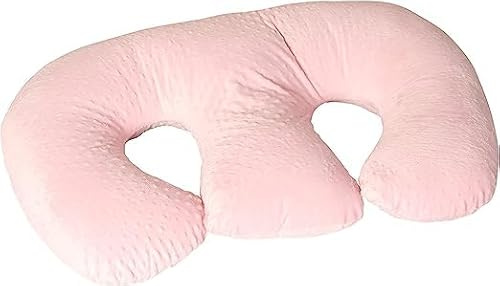 Twin Z The Pillow - Pink The only 6 in 1 Twin Pillow Breastfeeding, Bottlefeeding & Support! A Must Have for Twins! - Cuddle Pink DOTS