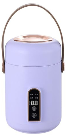 Zerodis Efficient Heating Mini Rice Cooker, Insulated Multifunction Soup Porridge Stewpot with Smart Reservation Function ()