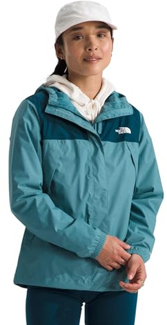 The North Face Women's Antora Jacket, Algae Blue/Midnight Pet, XS