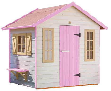 Casas Green House | Casita Infantil de Madera Exterior CAM | Colores Personalizados | 184 x 143 x 172 A