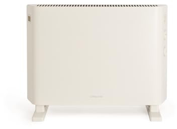 CREATE/WARM HANDY/Convector calefactor aire blanco roto/Función ventilador y aire caliente, hasta 20m², 4 modos, ligero, silencioso, bajo consumo, 57x 23x43 cm, 2000W