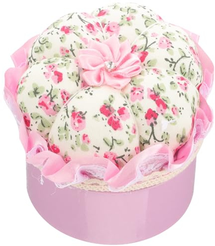 WEKAMOS Cuscino per Spilli da Cucito Piccolo e Portatile con Contenitore per Aghi e Accessori Materiale Sicuro e Resistente Multiuso per Organizzare Strumenti di Cucito e Piccoli Oggetti