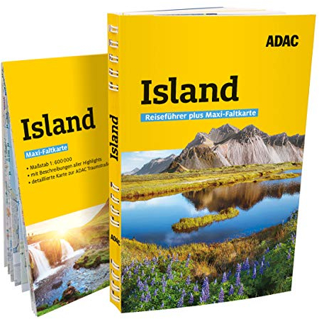 ADAC Reiseführer plus Island: Mit Maxi-Faltkarte und praktischer Spiralbindung