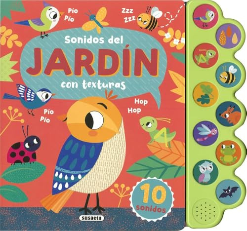 Sonidos del jardín (Libro para tocar y escuchar)