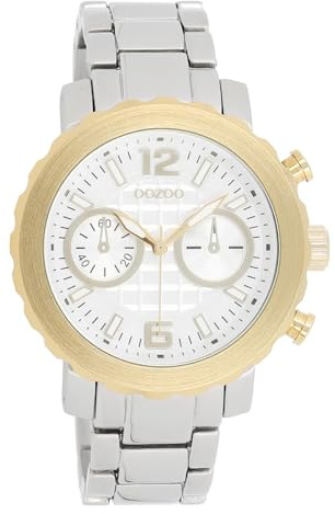 Oozoo C5746 Damenuhr, Metallarmband, silberfarben