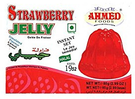 Ahmed Strawberry Jelly (Vegetarian) - 85g x 3