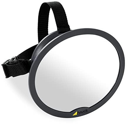 Hauck Watch Me 1 Baby Car Mirror for Back Seat, Rear View Baby Car Seat Mirror to See Rear Facing Infants and Babies, 21 x 19 cm