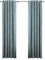 Riva Paoletti Atlantic Ringtop Eyelet Curtains (Pair), 229cm x 229cm, Duck Egg Blue