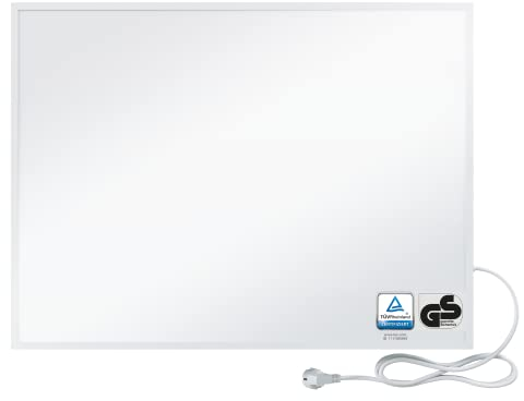 BR Bringer Calefacción por infrarrojos de 450 W – Calefacción eléctrica por infrarrojos de bajo consumo – Garantía de 5 años de garantía, TÜV GS – Marca de calidad alemana (blanco)