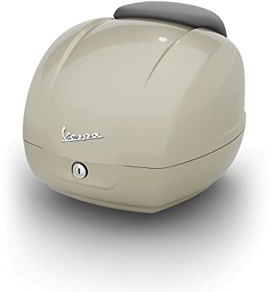 Scooter-ProSports Topcase original Piaggio 36 Liter für Vespa GTS 125, 300 CCM euro5 ab Baujahr 2022 (beige Avvolgente Q01)