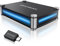 GRAUGEAR Boîtier Externe en Aluminium pour 1x Lecteur Blu-Ray-CD-DVD, 5,25 SATA, Connexion USB 3.0 et eSATA, avec Adaptateur USB-C