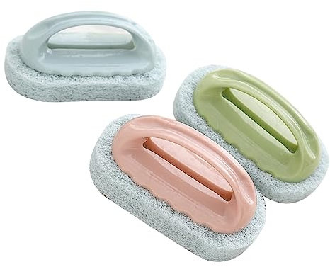 Cabilock 3st Reinigungsbürste Bürstenreiniger Reinigungsschwamm Spülbeckenreiniger Fleckenentferner-pads Entkalkungsschwamm Schwamm Radiergummi Fleckenpad Entkalken
