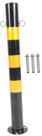 VNSMM Barrier Chain Safe Bollard Post Bollard Post 30' H Parking Barrier for Residential Communities Supermarkets Parking barrier lock(Double Ring)