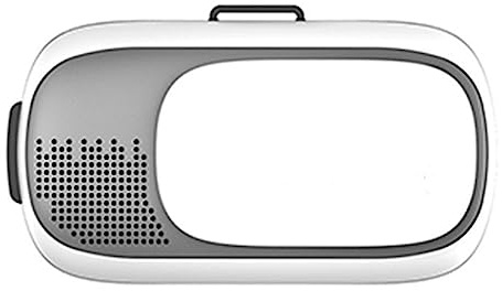 Occhiali 3D VR, occhiali per realtà virtuale, occhiali multifunzione 3D VR montati sulla testa, occhiali per realtà virtuale VR regolabili, occhiali HD per giochi di film su (Luce blu di seconda