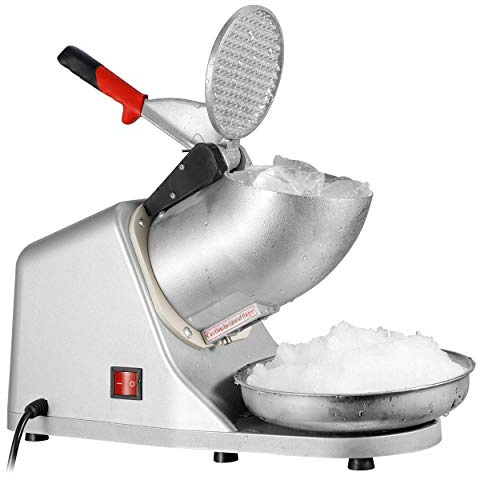 ZENY Ice Shaver Machine Electric Snow Cone Maker Stainless Steel Shaved Ice Machine 145lbs Per Hour