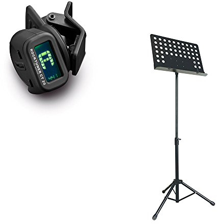 Zoundhouse Kit débutant (24 : pupitre d'orchestre + accordeur clipsable Noir