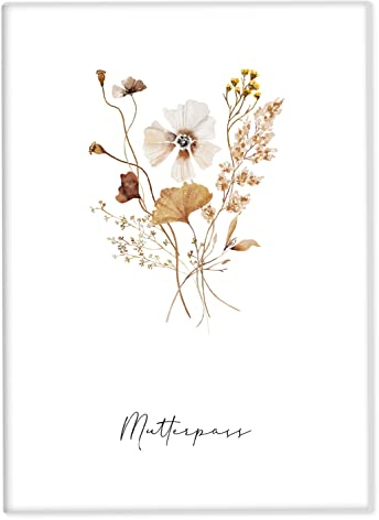 Joli Coon Mutterpasshülle Herbstblume - für Deutschen Mutterpass