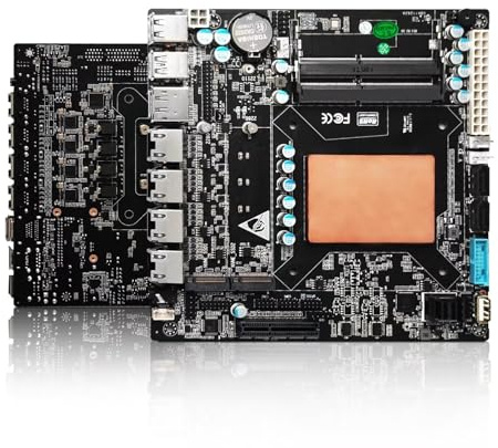 AIOPCWA NAS moderkort industri, 6 Bay, Core i7-1165G7 4C 8T, Mini Itx, 4× I226V 2.5GbE-UDE LAN, 1 × SFF-8643, PCIE ×4, DP + HD + Type-C(4K@60Hz), Barebone NO RAM NO SSD