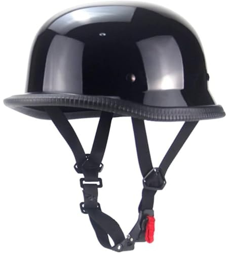 Retro motorcykelhjälm, halvhjälm, retro Jethjälm, Sparkhjälm, Chopper-hjälm, öppen hjälm, mopedhjälmar för män och kvinnor