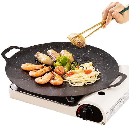 de grill pour à induction - Pain plat pour feux à induction, revêtement | sans traces, conduction de chaleur uniforme, four extérieur, poêles