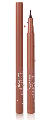 Makeup Freckles Pen, Liquid Freckles Pen | Face Freckles Penna Vattentät - Långvarig smink Ansiktsdekoration Litet runt huvud fräknar Penna för kvinnor Flickor Nybörjare Proffs