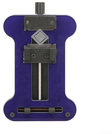 Multifunktionell fixeringshållare för CPU-moderkortsreparation – lödverktyg av aluminiumlegering med 2 + 1 rotationsmekanism, justerbara skruvar, för IC-chip och mobiltelefonkortsfixering (145 mm)