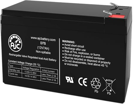 Replacement Battery for CyberPower CPS1000AVR 12V 7.5Ah