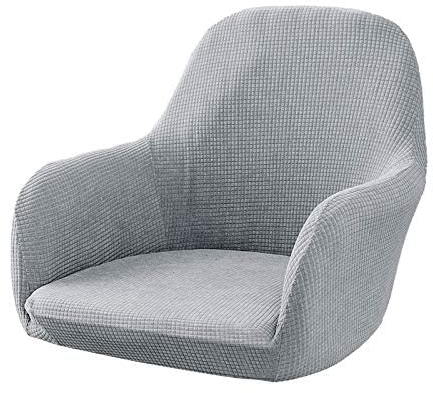 Tubayia Stretch Stuhlbezug Stuhlhusse Stuhl Abdeckung Schonbezug für Esszimmer, Büro (Gray)