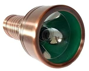 Portable Flashlight,Nostalgic Flashlight,80s Flashlight Prop,Old-Fashioned Flashlight,Hand Torch,Portable Nostalgic Simple Outdoor Household Copper Iron Alloy FT700E3 Flashlight Four-Section No. 5 Bat