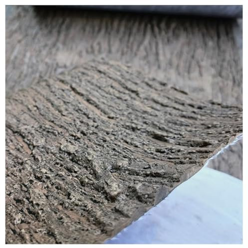 Fogli di Corteccia Artificiale realistici Corteccia di Albero Finta per progetti Fai da Te e Decorazioni per Esterni Fogli di Corteccia Sintetica per Modelli e Decorazioni per la casa(1X1m)