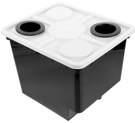 FONDOTIN Secchio Per Coltivazione Senza Contenitore Per Verdure e Frutta Di Giardinaggio Facile Da Installare Per Giardini e Balconi Materiale Resistente Con Due e