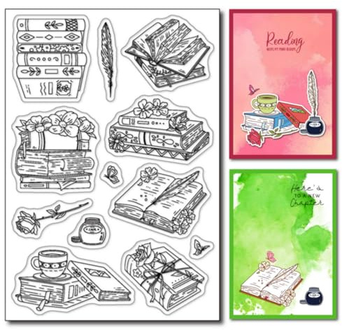 arriettycraft tillbaka till skolan silikon klara frimärken böcker genomskinliga silikonstämplar för kort gör gör-det-själv scrapbooking fotoalbum dekoration papper hantverk tillbehör