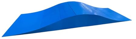 KIAOPU Skate Ramp Skateboard Ramp Training Equipment Balance Bike Ramp for Kids for Scooters BMX Roller Skating Children Boys Girls, Red(Blue)