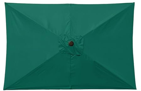 Canoppa ombrello - PARASOL Sostituzione 6.6x10 FT Top con protezione UV | Copertura per ombra all'aperto per tavolo da patio, gazebo da prato, balcone a bordo piscina, elegante accessorio per il giard