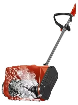 20V Elektrisk Snöplog Liten Handdriven Snöröjningsmaskin Väg Hushålls Snöskottning Snöslunga 1 Batteri Eller Inget SnöRöJning Utan AnsträNgning(ONE Battery)