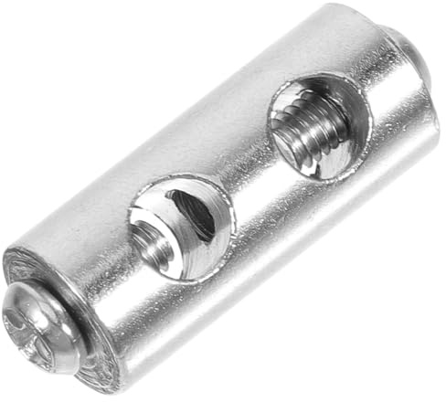 HEANUJJ Abrazadera Deforma Doble Orificio para Cable de Acero Inoxidable Clip Resistente sin Óxido Adecuado para Cuerda y Cable en Ambientes Costeros