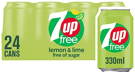 7UP Free, 330 ml (Pack of 24)