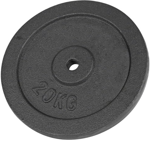 Sport-Tec Hantelscheibe aus Gußeisen 0,5kg bis 20kg, Bohrung Ø 3cm, Stück