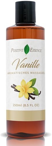 Vanilla Massage Oil with Jojoba & Sweet Almond Oil, 250 mL