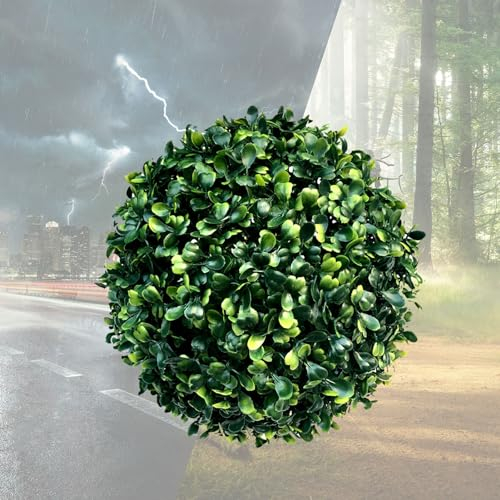 ATYUJKB Buchsbaumkugel Künstlich Graskugel Dia 60cm, Simulierter Dekorativer Grasball, Gefälschte Buchsbaum Kugel, Künstlicher Pflanzenball, Gefälschter Pflanzendekoration Grüne Grasbälle