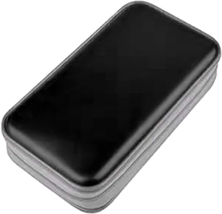 Osdhezcn Funda grande para CDs con capacidad para 80 discos fiables, organizador portátil, bolsa de CD, caja de discos, funda para CD, Black