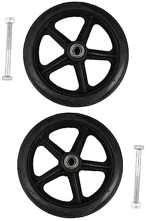 Didiseaon 2pièces Roues Avant De Plein Résistantes à Usure Accessoires Pour Personnes Âgées Et Handicapées