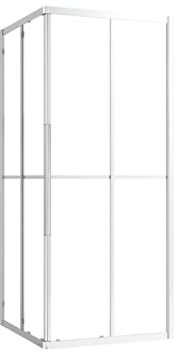 Duschkabin ESG 80 x 80 x 180 cm – hörndusch för små badrum, lätt att rengöra och hållbar, perfekt för moderna hushåll