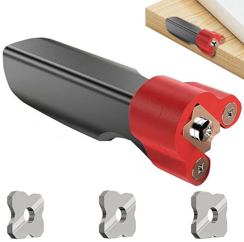 Liakyunf Raboteuse de Chants pour Menuiserie - Multifonctionnelle Pour Rebords - Coupe-Bordure Portable pour Atelier, Porte, Meuble, Travail du Bois, Menuiserie, Ébénisterie