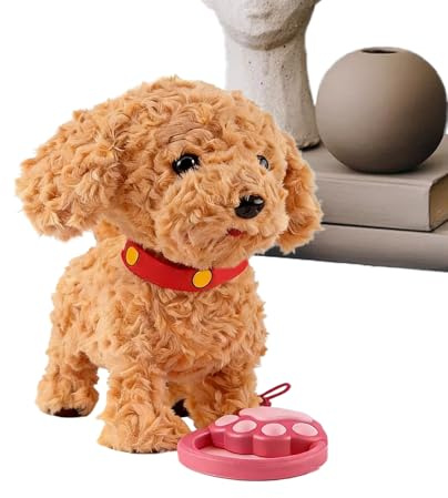 Generico Cucciolo Elettronico Animale Domestico - Apprendimento Linguistico Interattivo,Cane Giocattolo Parlante che Abbaia per Bambini - per Soggiorno Camera da Dormitorio Viaggio Appartamento