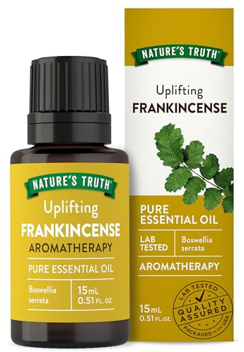Nature's Truth Frankincense Essential Oil | 15 mL | Pure & Therapeutic Grade | Natural & Undiluted | Great for Diffusers