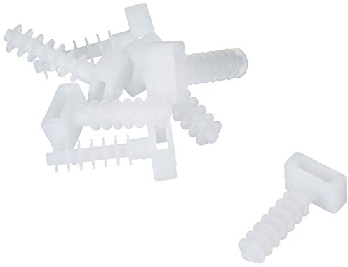 Sysfix 3530601 0 TBR-Flanschdübel, weiß, 6 mm, 100 Stück