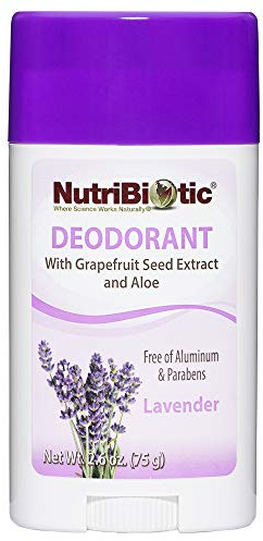 Long Lasting Deodorant Stick, lavendel, 75 g (2,6 oz) - NutriBiotic